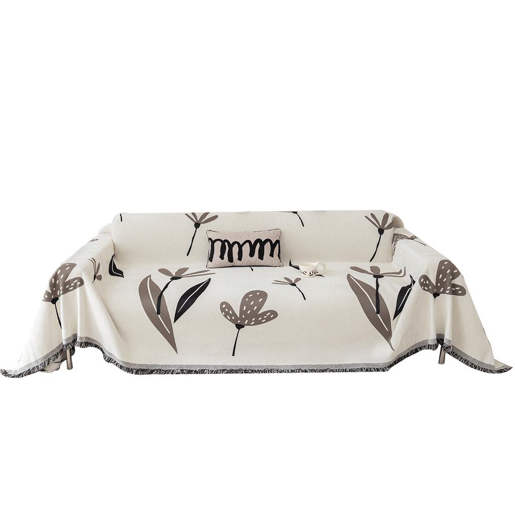 Nordic Style Simple Sofa Cover Cloth Anti-Scratching One-Piece Sofa Towel Sofa Cover Sofa Cover Four Seasons Universal