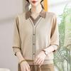 Stylish Casual Knitwear for Middle-Aged Women - Loose Two-Piece Design
