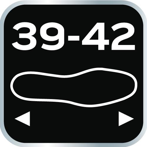 Basic work socks, 3-pack, sizes 39-42