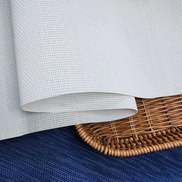 PVC Outdoor Waterproof Mesh Fabric for Arch Chairs Office Leisure Chairs, Beach Reclining Chairs, Pet Net Bed Fabric
