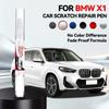 Para 2009-2025 X1 BMW E84 F48 F49 U11 SDrive XDrive Pincel de Reparación de Pintura Retoque Eliminador de Rayones DIY Accesorios para Automóviles Negro Blanco