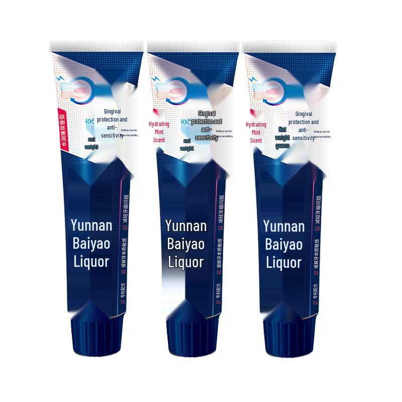 

Yunnan Baiyao Sensitive Relief Mint Toothpaste 3x150g