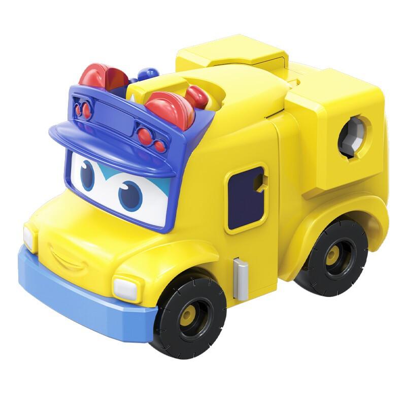 6 ÎN 1 ABS GGBOND Gogo Bus Mașină Transformabilă Jucărie Figurine de Acțiune Ambulanță/Poliție/Pompier Jucării cu Alunecare pentru Copii Cadou