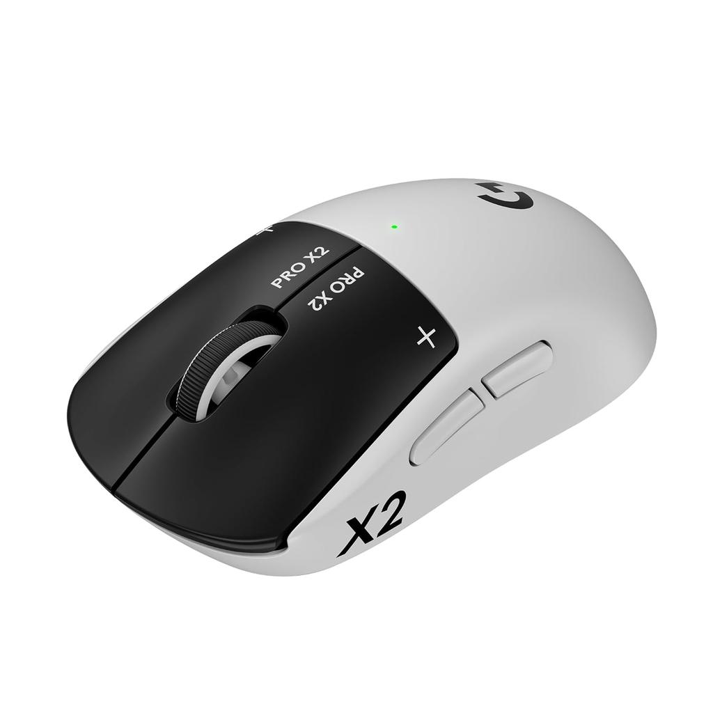 Logicool G Rapid Trigger PRO X2 SUPERSTRIKE LIGHTSPEED Gaming Mouse G-PPD-004WL-STRKd 8000Hz Polling Rate Lightweight 61g Haptic Induction System HITS