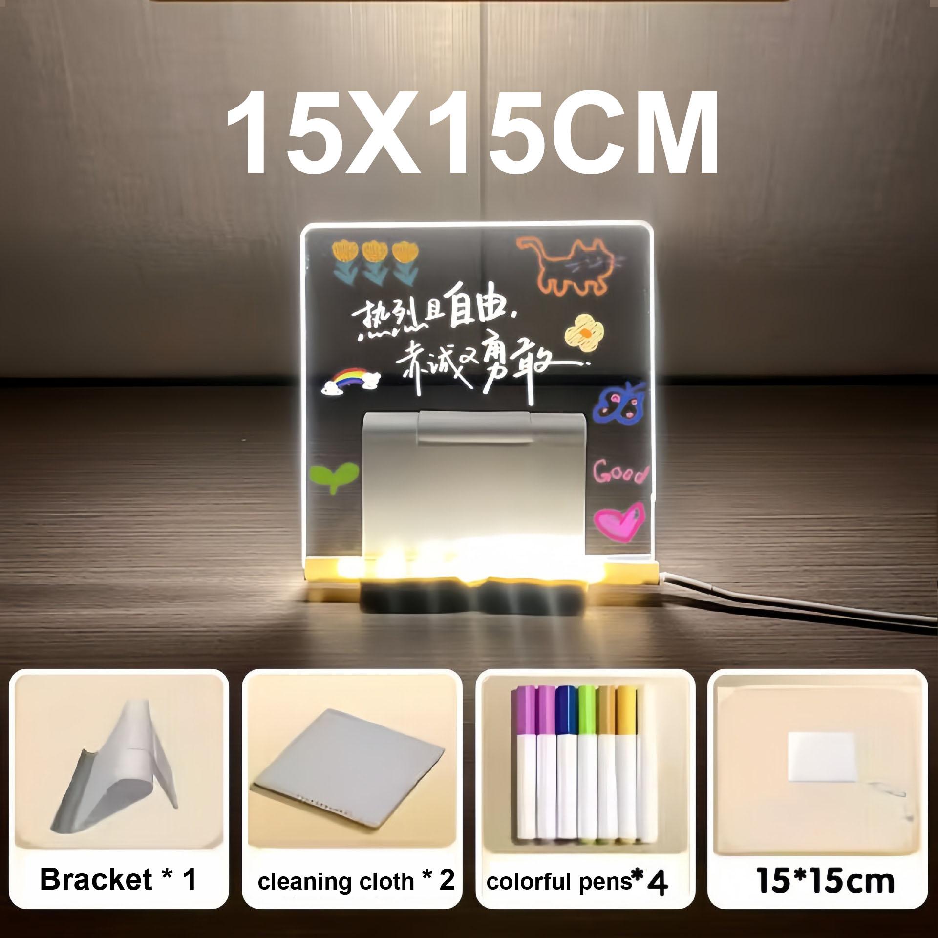 

Светодиодная доска для заметок с цветами 15X15CM