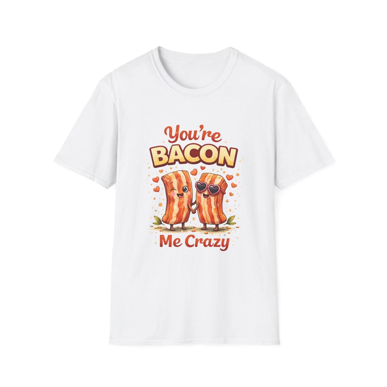 You’re Bacon Me Crazy Children s Children s T  Children s T-shirt | Cute Bacon Couple Funny Tee Pun 100