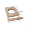 Parrot Cage Feeder Bird Wood Perch Stand Habitat and Rest Easy to Install Food Tray