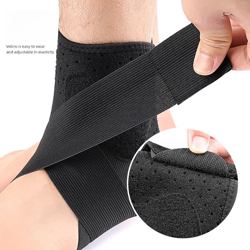 Elastic Ankle Support Wrap Cross Strap Sports Bandage for Running Cycling Mountaineering Jumping Pressure Relief