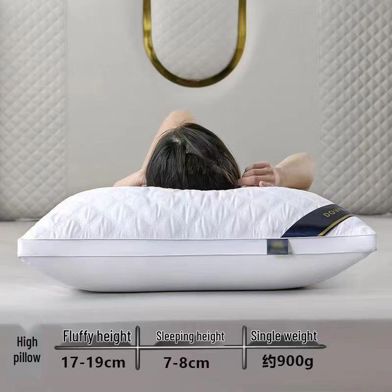 Feather Velvet Soft Pillow Set - Two-Pack for Adults