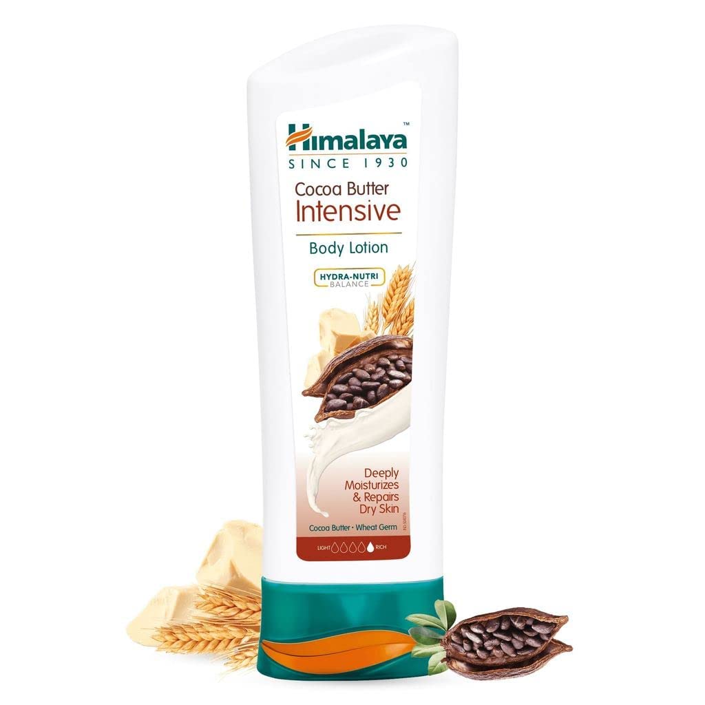 Himalaya Herbals Cocoa Butter Intensive Body Lotion 100ml Hydrating Moisturizer for Dry Skin Unisex