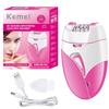 Portable Home Women Electric Epilator Rechargeable Lighted Hair Removal Device Underarm Leg Body