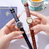 Retro Light Luxury Leather Watch Women'S Simple Temperament Quartz Watch Women'S High Value Waterproof Belt Watch
