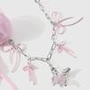Fashion Bows Keyring Creative Car Key Chain Plush Pompoms Keychain Heart Keyrings Bag Pendant Ornaments Bag Charm
