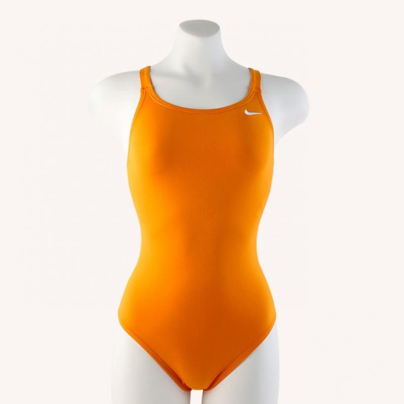 Nike Women Anser Solid Fastback Swimsuit Pink Glow Nessa001