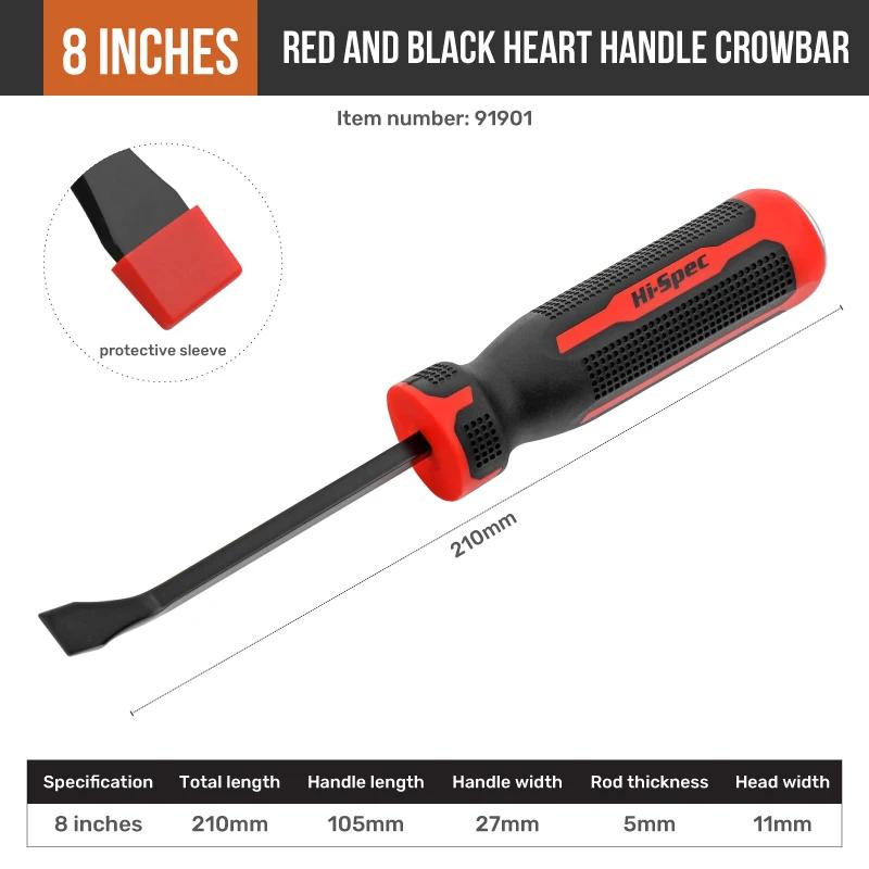 Multifunctional Tire Repair Tool Pry Bar With Impact Cap And Non-Slip Handle Removal Nail Pulling Scratch-Free Tire Levering