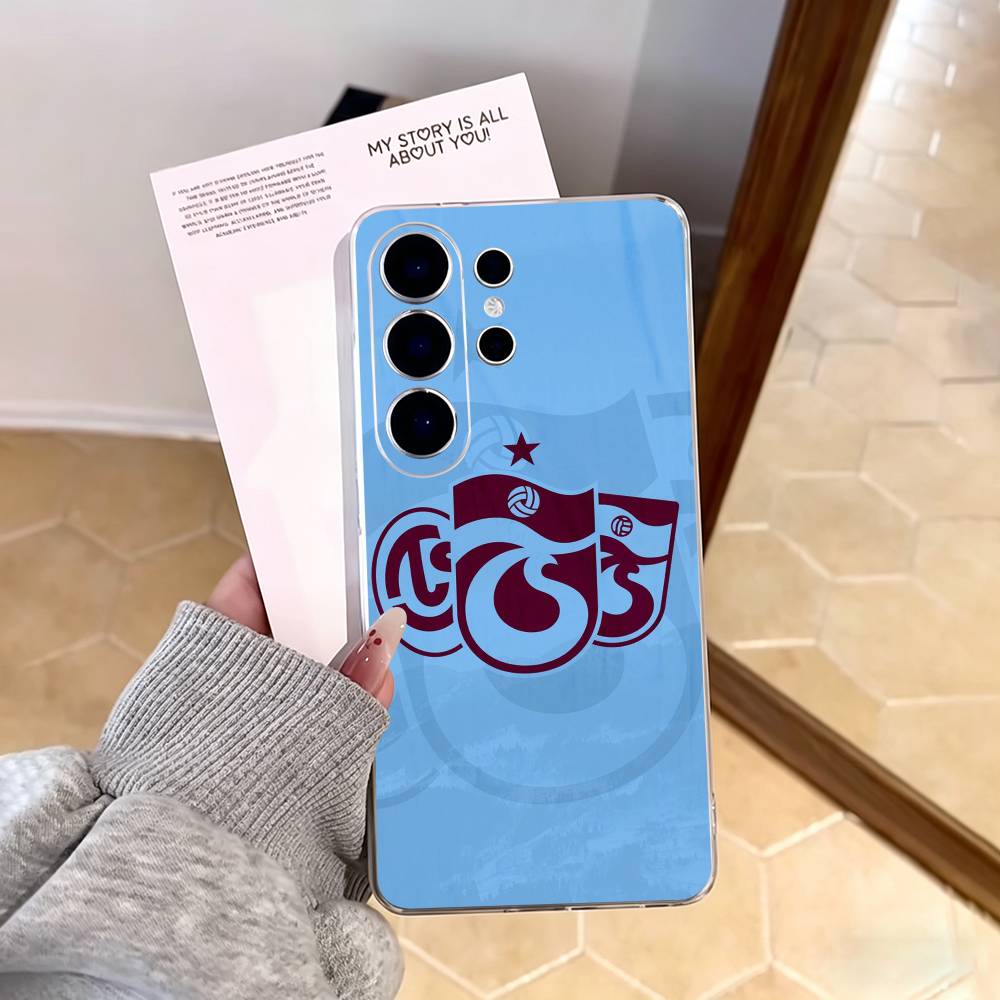 Trabzonspor Handyhülle Für Samsung S25,S24,S21,S22,S23,S30,Ultra,S20,Plus,Fe,Note,10,9,5G Transparente Abdeckung
