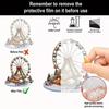Ferris Wheel Ornament Base 3D Christmas Tree with Built-in Stable Effect Acrylic Decoration