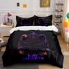 Hogwarts House Emblems Pattern Bedding Duvet Cover Set Duvet Cover Pillowcases  (1*Duvet Cover 2*Pillowcases, without duvet insert)