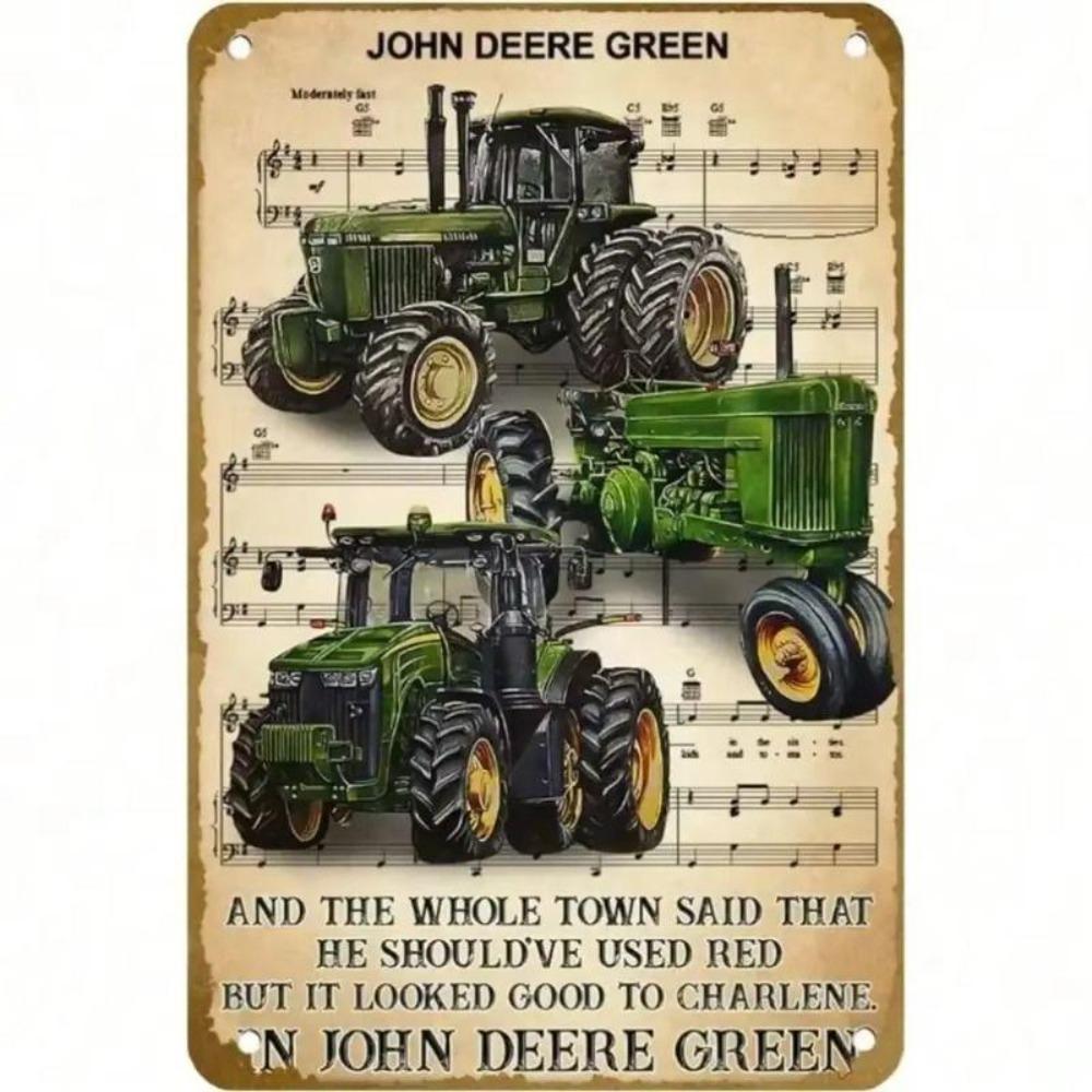 Retro Metal Tin Sign Art, Vintage Wall Decor for Living Room Garage 20x30cm