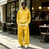 Men's Casual Tracksuit 2 Piece Outfit with Hoodie and Wide Leg Pants Loose Fit