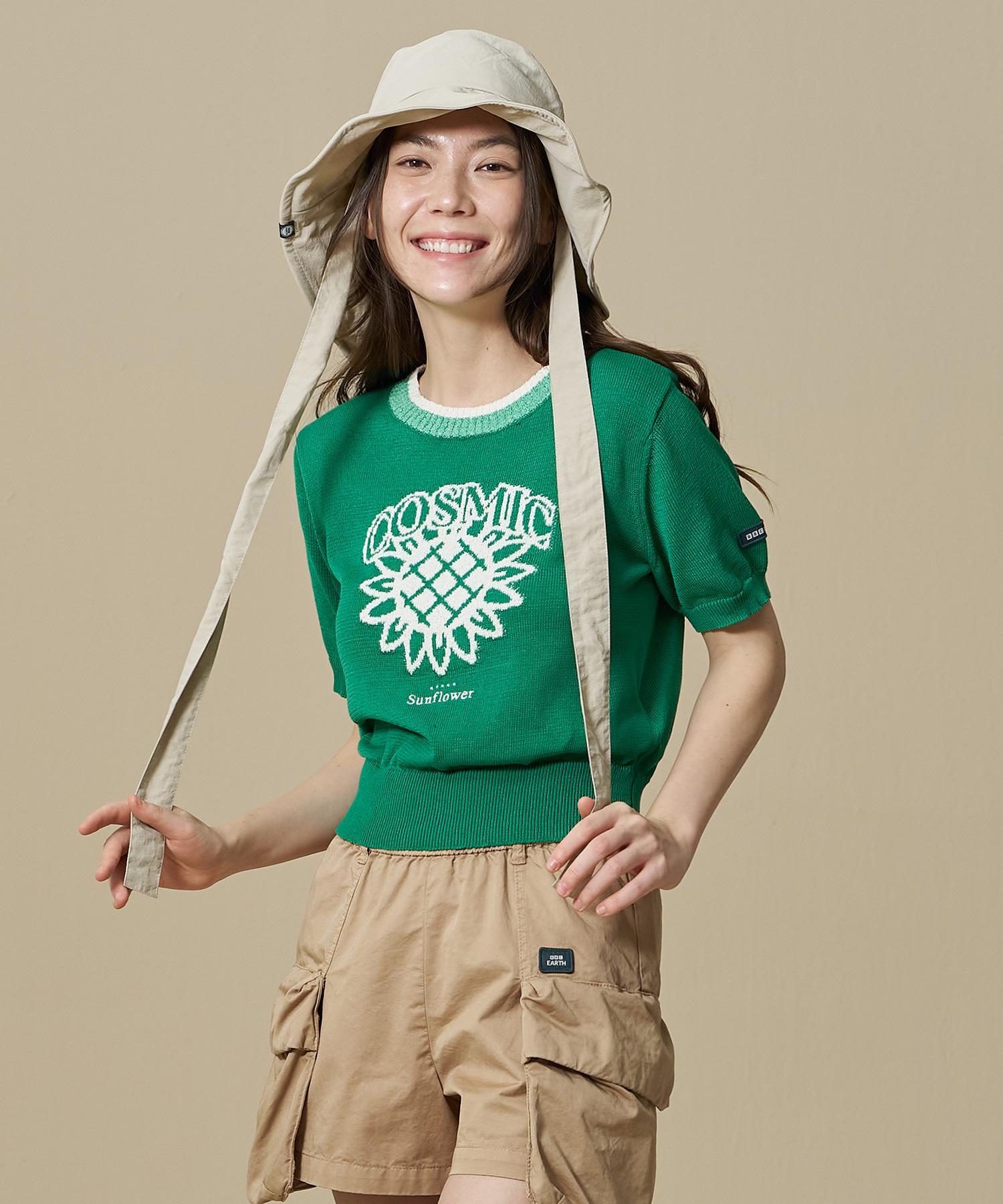 Bbc Earth W Artwork Short Sleeve Sweater_Green Green/090