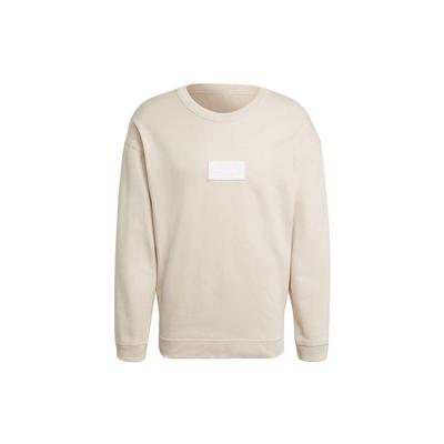 adidas Originals Trefoil Silicon Crew Logo Sweatshirt Men Tops Off-White GN3290