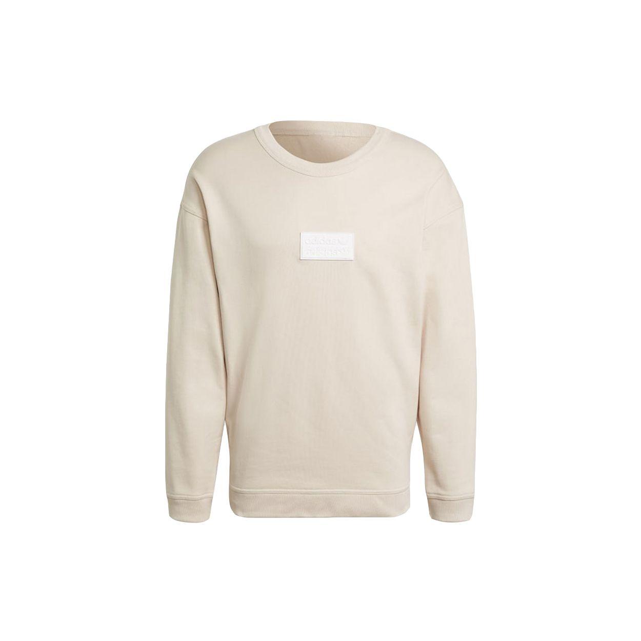 

Adidas Originals Trefoil Silicon Crew Logo Sweatshirt Men Tops Off-White GN3290