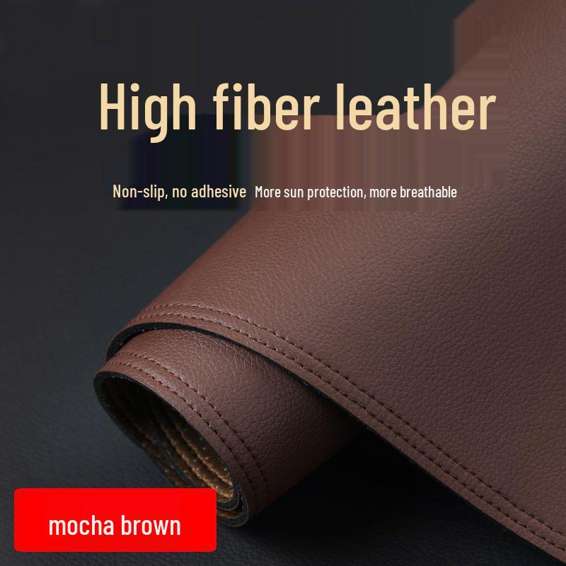 Custom Car Sunshade & Anti-Slip Mat for Dashboard - Fine Leather, Light-Blocking Design