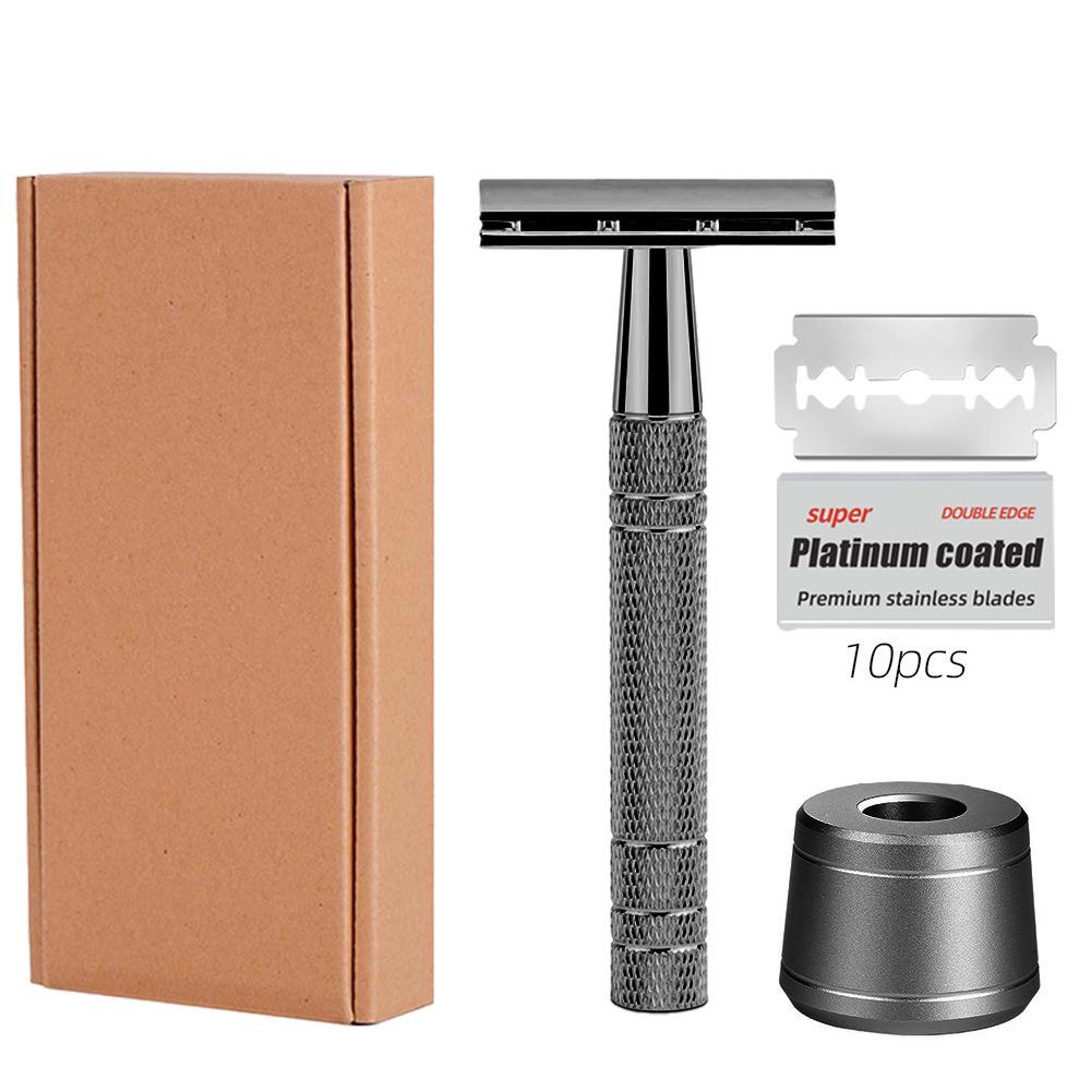 Retro Double-Sided Platinum Manual Shaving Razor