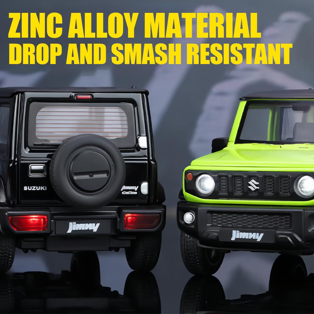 1:34 Scale SUZUKI Jimny SUV Alloy Car Model Diecasts Off-Road Pull Back Collect Kid Toy Birthday Gift Fast Furious Stylish Colle