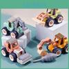 Plastic Diy Creative Truck Toy Miniature Truck Loading Unloading Assembly Engineering Car Set Kids Educational Toy For Boy Gifts
