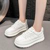 Little White Shoes Women's New Autumn Muffin Thick Soft Sole Student Versatile Sports and Leisure Women's Shoes Board Shoes