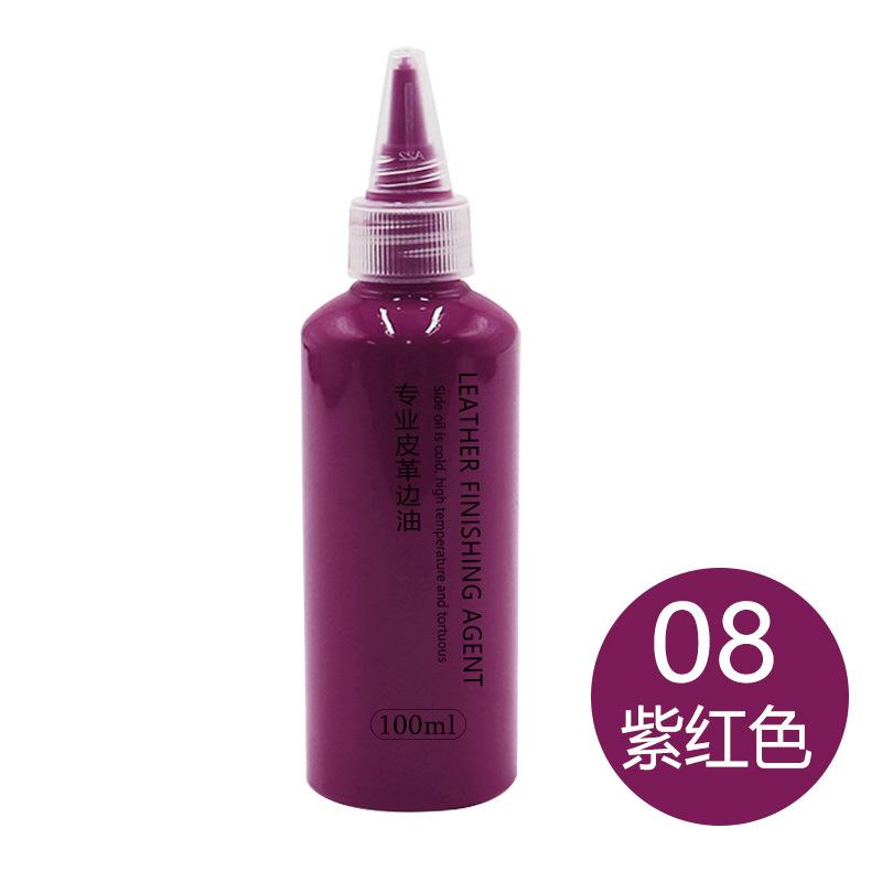 100ml Matte Lederkantenversiegelungsöl Kältebeständig Hochtemperaturbeständig Verhindert Feuchtigkeitsaufnahme und Verformung des Leders