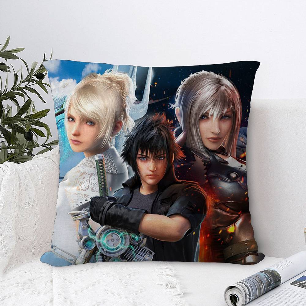 Game F-Final-F-Fantasy Cushion Cover Decorative Pillow Sofa Home Decor Case Pillow Cases