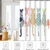Colorful Cat Back Shower Curtain,  Shower Bath Curtain for Bathroom,Polyester Fabric Bathroom Shower Curtain