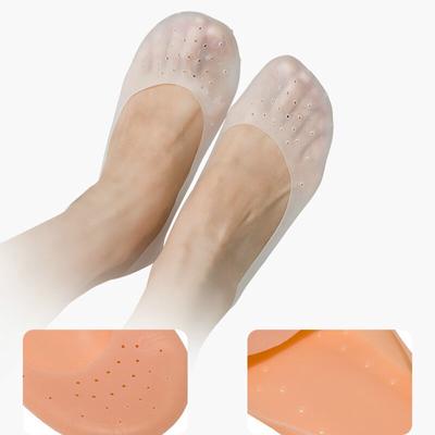 Silicone Moisturizing Gel Heel Socks Like Cracked Foot Skin Care Protector Feet Massager Foot Pain