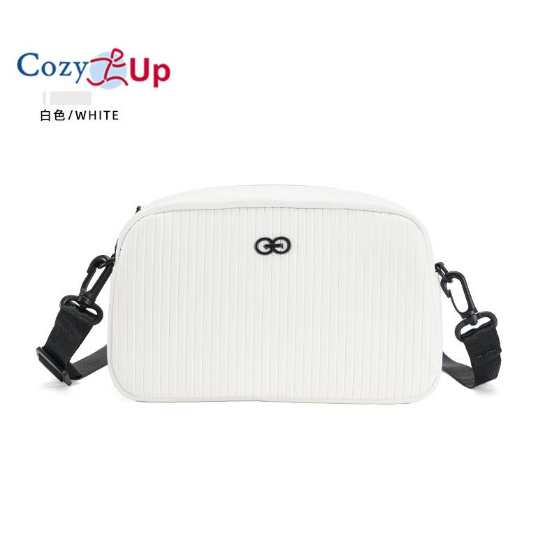 Gemütliche Damen Kameratasche Unifarbene Einzel-Schulter-Crossbody-Tasche für Damen Sandwich-Reißverschlusstasche Kleine quadratische Tasche