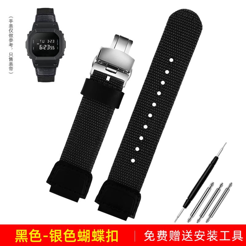 Pro Casio G-SHOCK DW5600 GW-5000 GWM5610 GM-5600 řemínek na hodinky modifikovaný nylonové plátno řemínek na hodinky pánský Prodyšný náramek na zápěstí