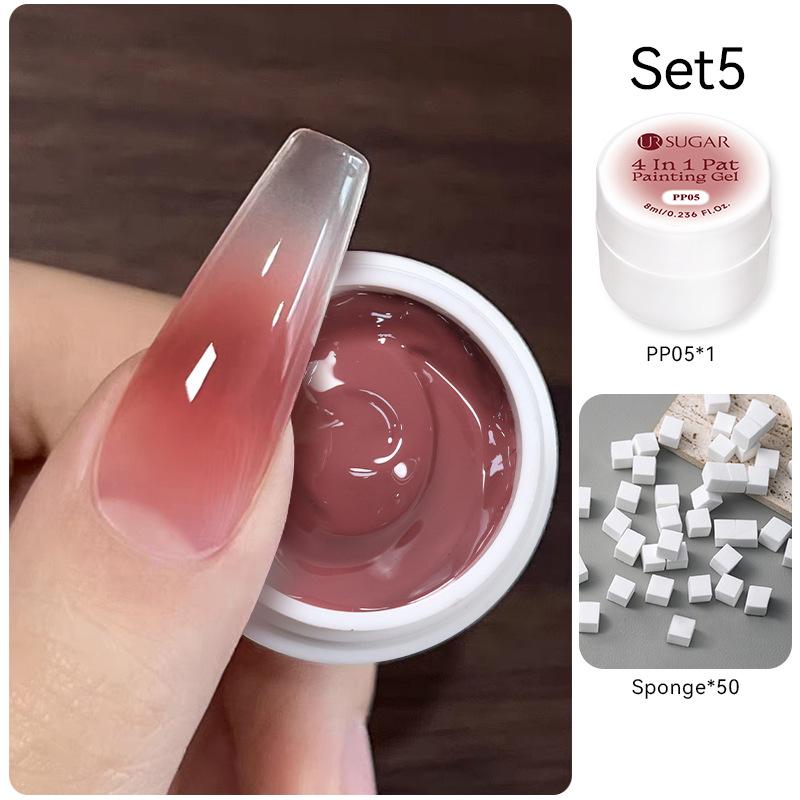 UR SUGAR Gel Pot: No-Wash Nail Art & Gradient Set
