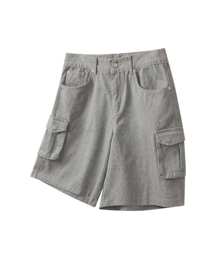 FERNOV Graywashed Cargo Pants
