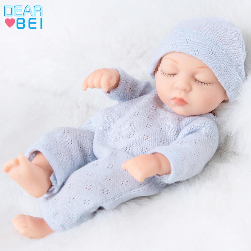 7-Inch Soft Vinyl Reborn Baby Doll Mini Figurine