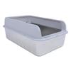 Stainless Steel Cat Litter Box Odor Control High Sides Metal Litter Box Anti Urine Leakage Easy Cleaning Large Litter