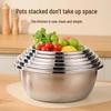 ZISIZ 316 Stainless Steel Mixing Bowl Set