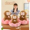 Lotus Monkey Buddhist Plush Toy Fashion Comfortable Sleeping Doll Girl Gift