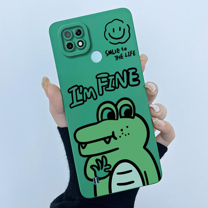 For Realme C21 RMX3201 / C21Y RMX3261 RMX3263 C25Y Phone Case Coque Soft Silicone Sweet Painted Girls Lovely Printed Back Cover