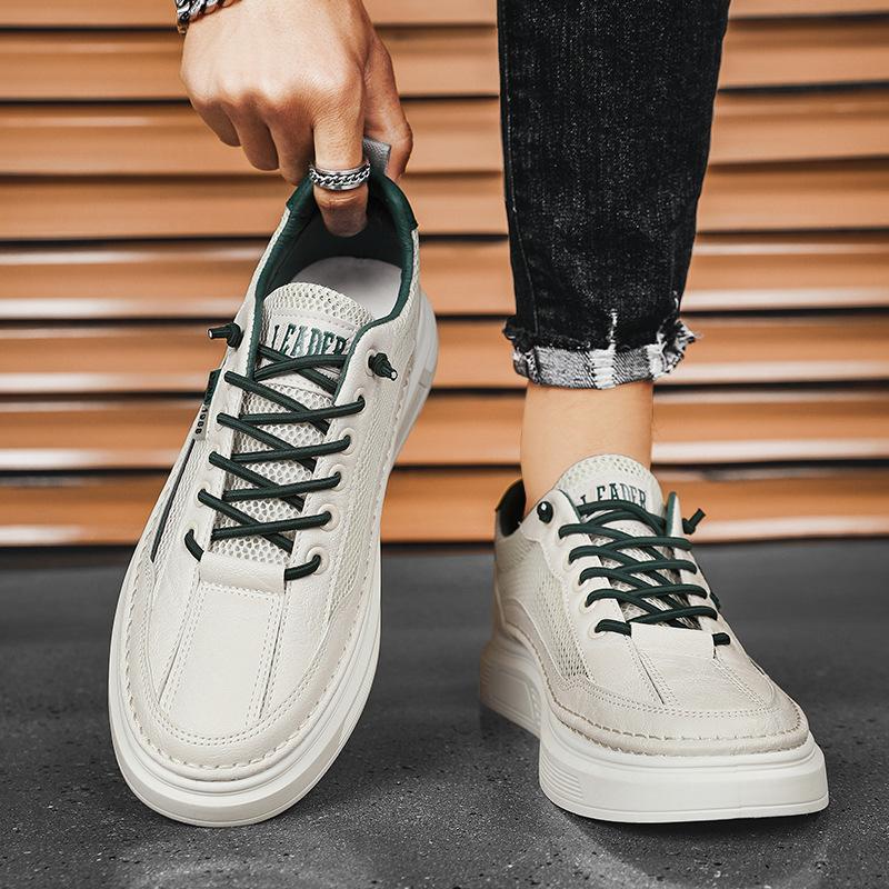 New Mesh Shoes In Summer, Casual Trendy Flat-bottomed Breathable Shoes, Thin Comfortable Sports and Leisure Board Shoes