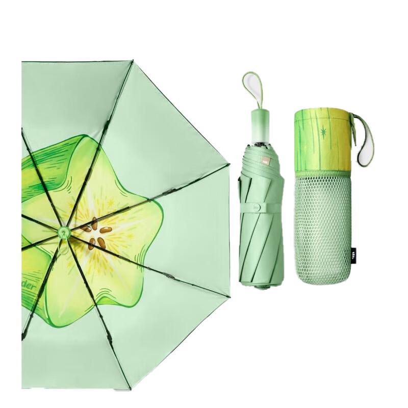 BeneaththeBananaTree BM397 Triple-Fold Sun & Rain Umbrella