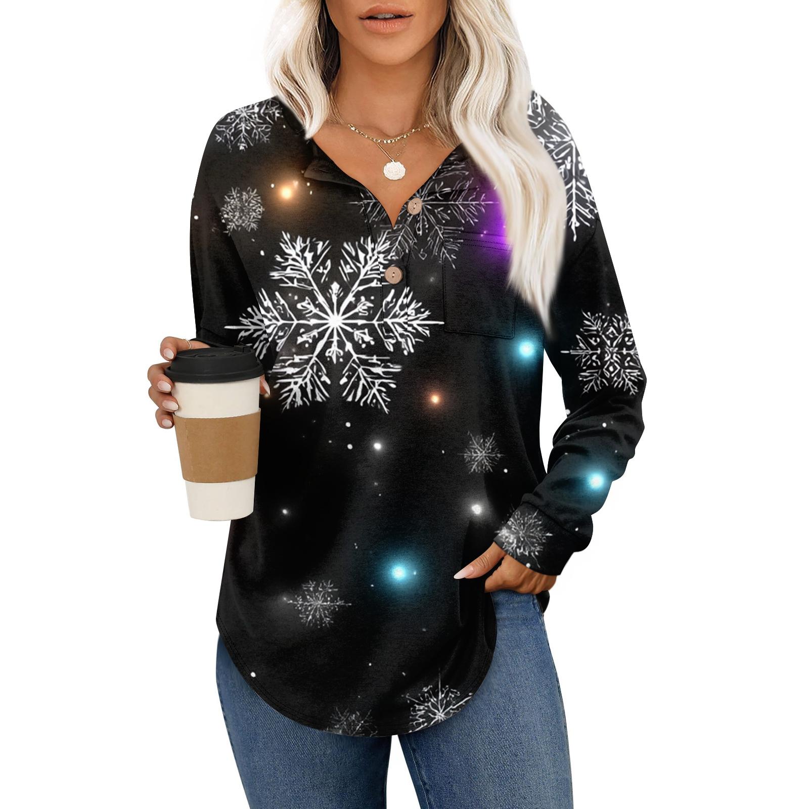 

Женский модный топ с длинными рукавами в стиле ретро с принтом M чёрный