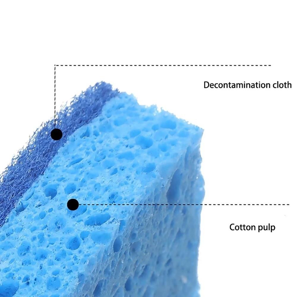 Sponge Cleaning Brush Sponges Double-Sided Scouring Pad Cleaning Wipe Household Cleaning Tools