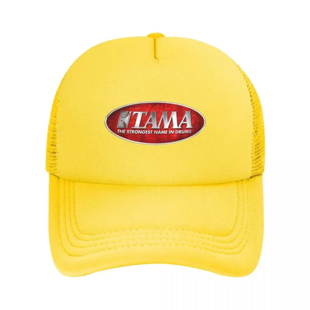 Tama Drum Logo Mesh Baseball Caps Snapback Fashion  Hats Breathable Casual Casquette Outdoor Unisex